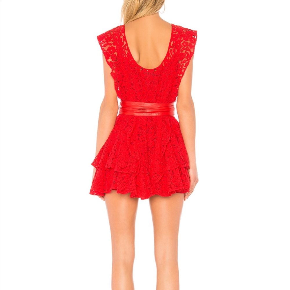 Marissa Webb red lace dress - Picture 2 of 3